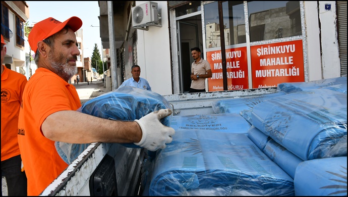 Siverek Belediyesince kurban poşeti dağıtımı yapıldı