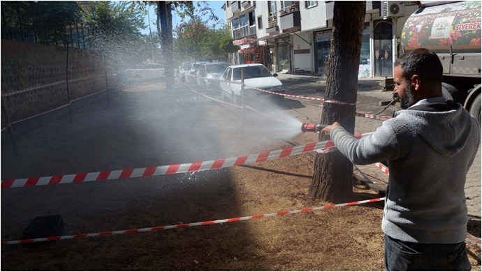 Siverek’te park ve yeşil alanlar yenileniyor