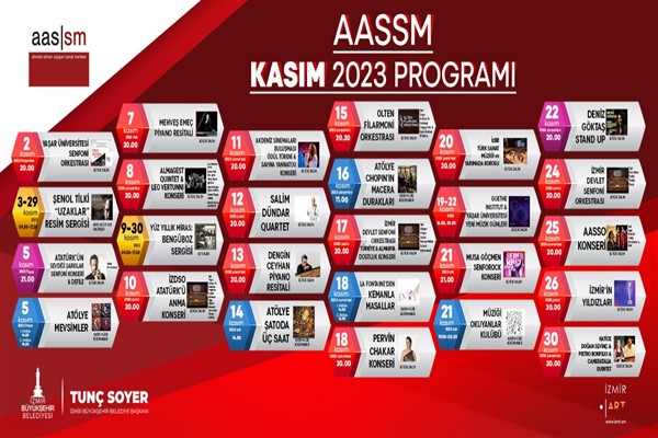 Sonbahar uğurlaması kasımda AASSM'de