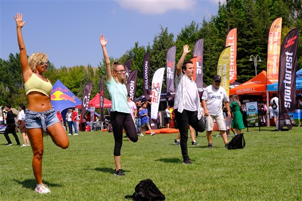 Spor ve eğlence festivalde buluştu