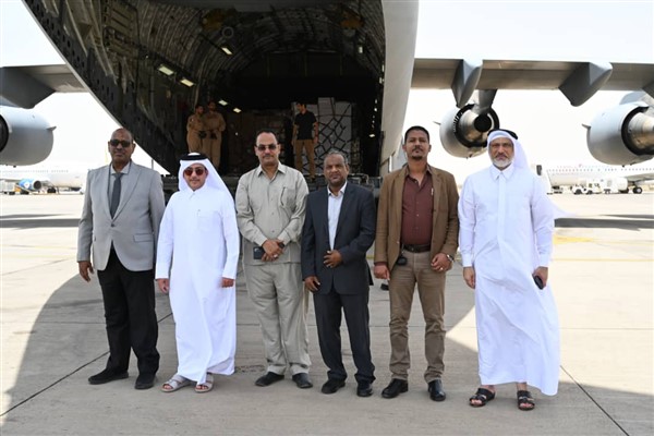 Sudan’a yardım taşıyan Katar uçağı ülkeye ulaştı
