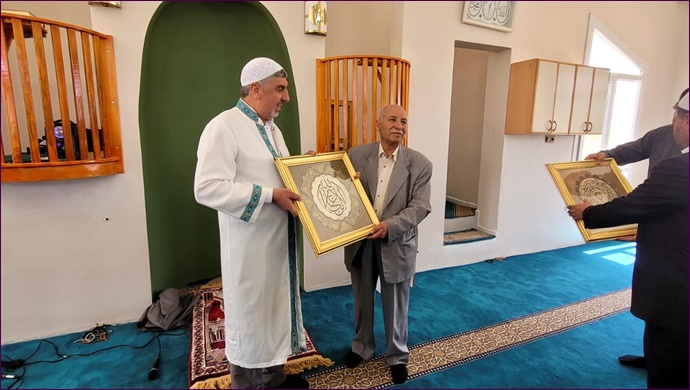 Suruç ilçesinde inşa edilen cami ibadete açıldı