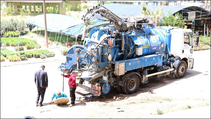 ŞUSKİ Birecik'te hizmetlerini sürdürüyor