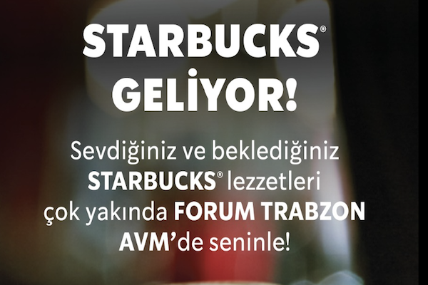 Trabzon’un yeni buluşma noktası Starbucks 