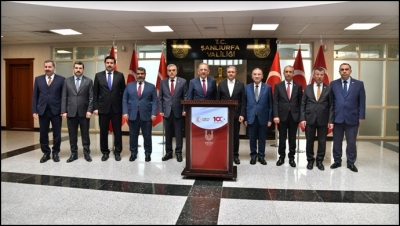 Bakan Mehmet Özhaseki Şanlıurfa Valiliğini ziyaret etti 