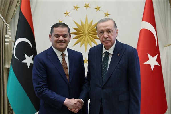 Cumhurbaşkanı Erdoğan, Libya Milli Birlik Hükümeti Başbakanı Dibeybe’yi kabul etti