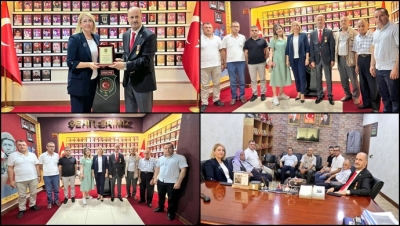 Kaymakam Özmen'den Başkan Yavuz'a Veda Ziyareti