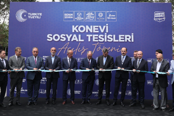 Konya'da Konevi Sosyal Tesisleri'nin açılışı gerçekleşti