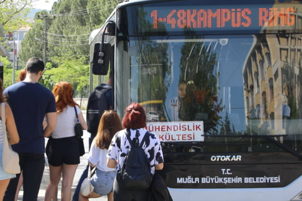 Muğla'da öğrenci için toplu taşıma ücreti 1 TL’ye düşürüldü