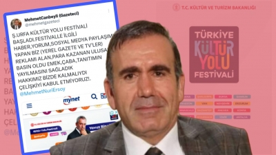 Urfalı gazeteciden festival eleştirisi: Tanıtımı biz reklamı ulusal medya alıyor 
