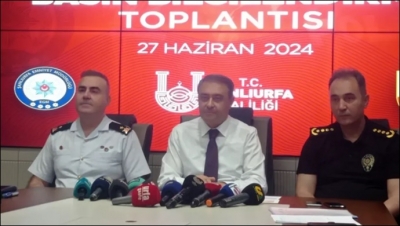 Vali Hasan Şıldak, Şanlıurfa'nın 11 Aylık Asayiş ve Güvenlik Bilançosunu Açıkladı