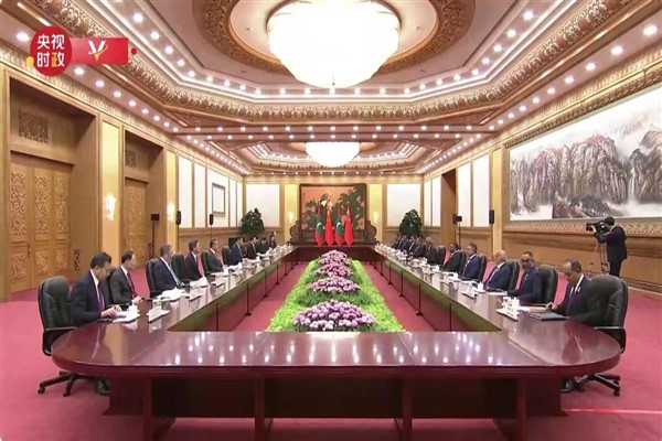 Xi, Maldivler Devlet Başkanı'yla Beijing’de görüştü